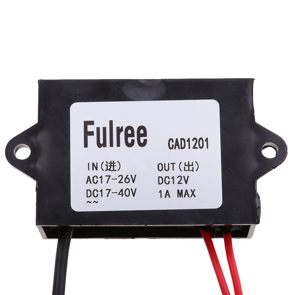 DC 12V/1A(MAX) AC/DC TO DC Buck Power Converter Voltage Step Dowm Power Supply Waterproof
