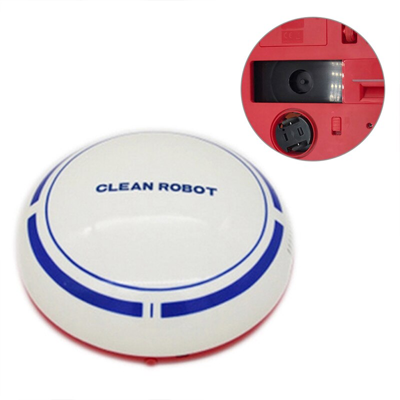 SWEEP ROBO Rechargeable Floor Robot Dust Protector Robotic Vacuum Cleaner Floor Cleaner N: White