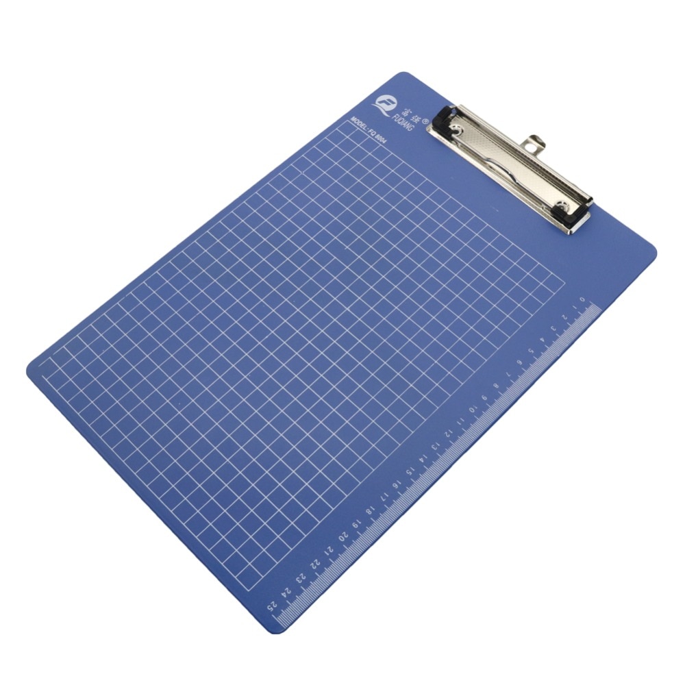 The Plastic Writing Board Clip Multifunction Paper clip Simple Folder Word pad Office Supplies