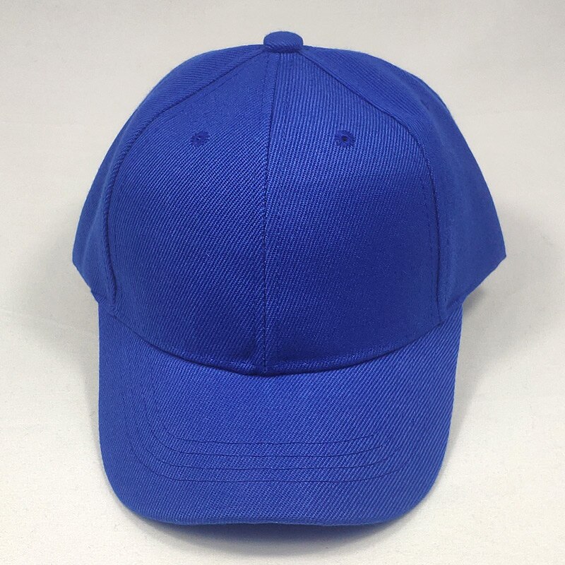 Maat 54 Cm Vlakte Baseball Cap Voor Kinderen Meisjes Roze Hoeden Jongens Zomer Gebogen Bill Hoed Geel Blauw Wit Rood zwart