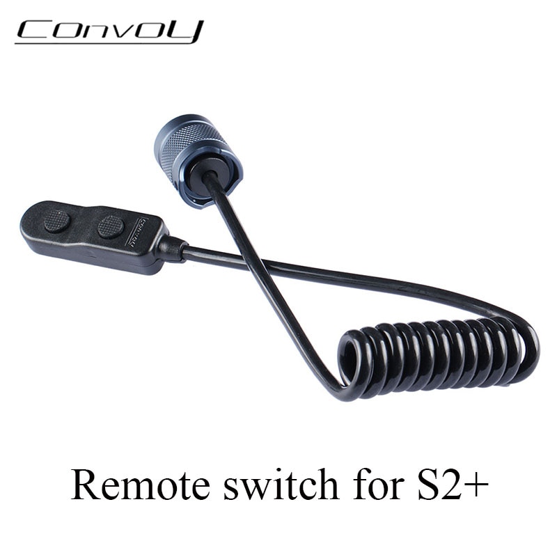 Convoy Zaklamp Remote Switch Met Convoy S2 + Staart Voor Convoy S2 + Plus Flash Licht 40-85Cm schaalbare Schakelaar