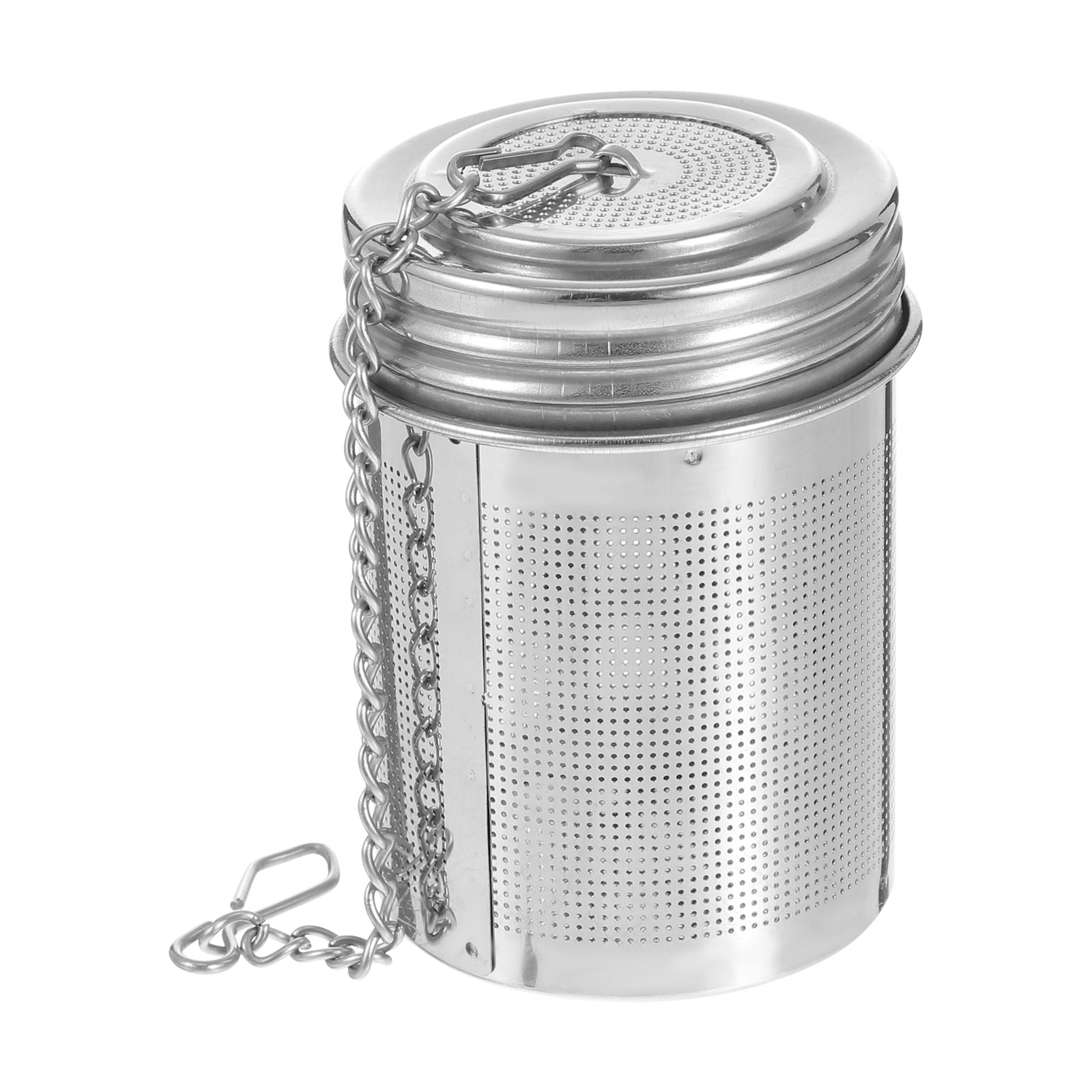 2 szt. Trwałe filtry ze stali nierdzewnej przyprawa wygodne kosze filtracyjne robić kuchni (srebrny): Default Title