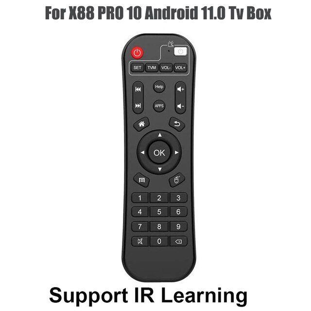 X88 PRO 10 Android 10.0 TV BOX IR Wireless Remote Control &amp; IR Remote Controller For Transpeed Android 11 TV BOX: For Android 11