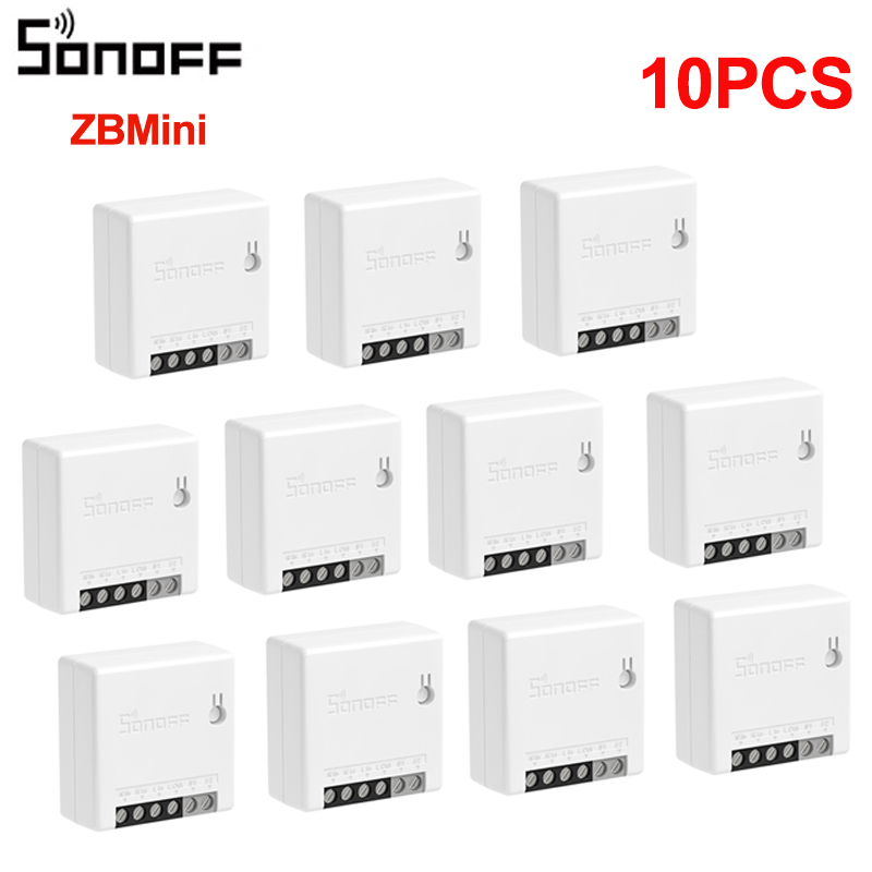 Sonoff zigbee zbmini diy smart switch relæ breaker smart home modul mini tovejs switch stemmestyring via ewelink alexa google