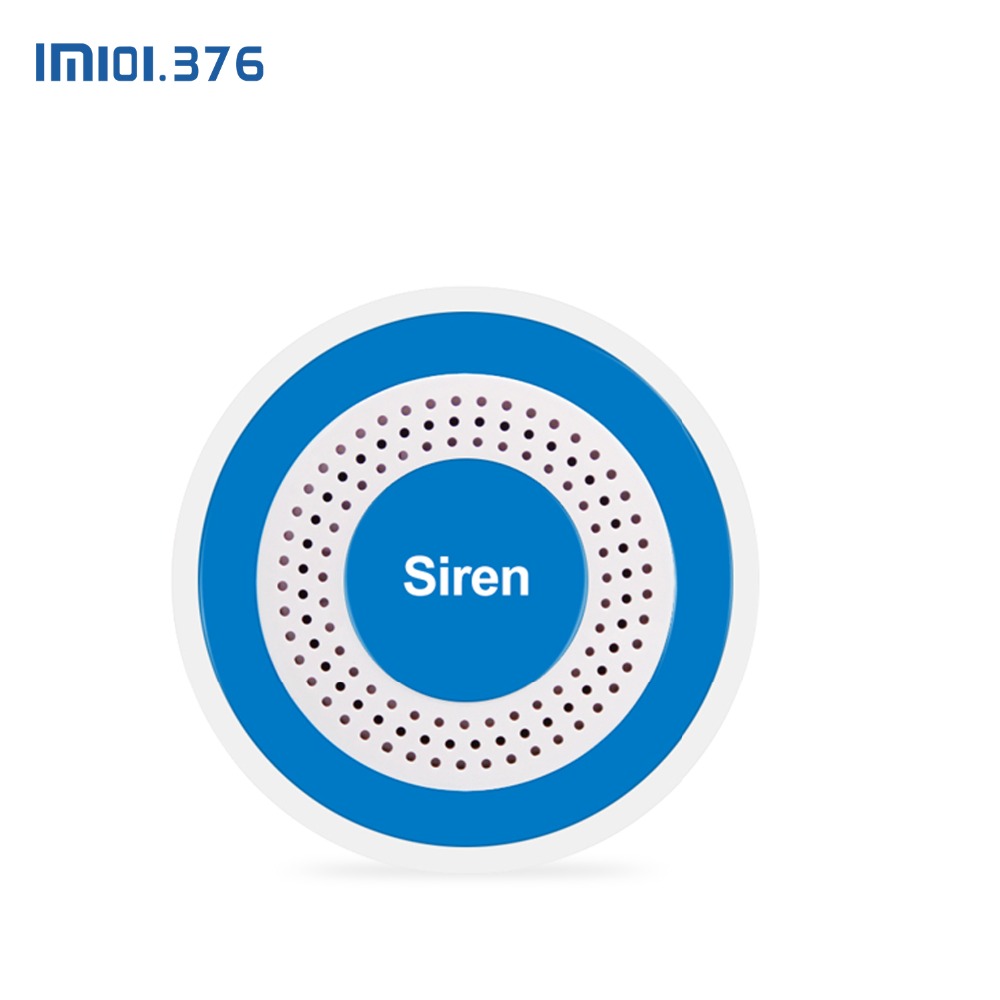LM101.376 433mhz Wireless Sound and Light Siren 100dB Strobe Siren for Home Security WIFI GSM Alarm Panel System