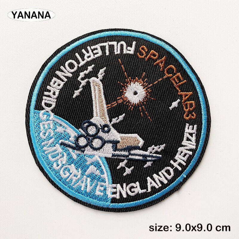 Ruimte Shuttle Astronaut Ijzer Op Flarden Kleding Geborduurde Naaien Applique Logo Patch Streep Badges Voor Kleding Tas: 6