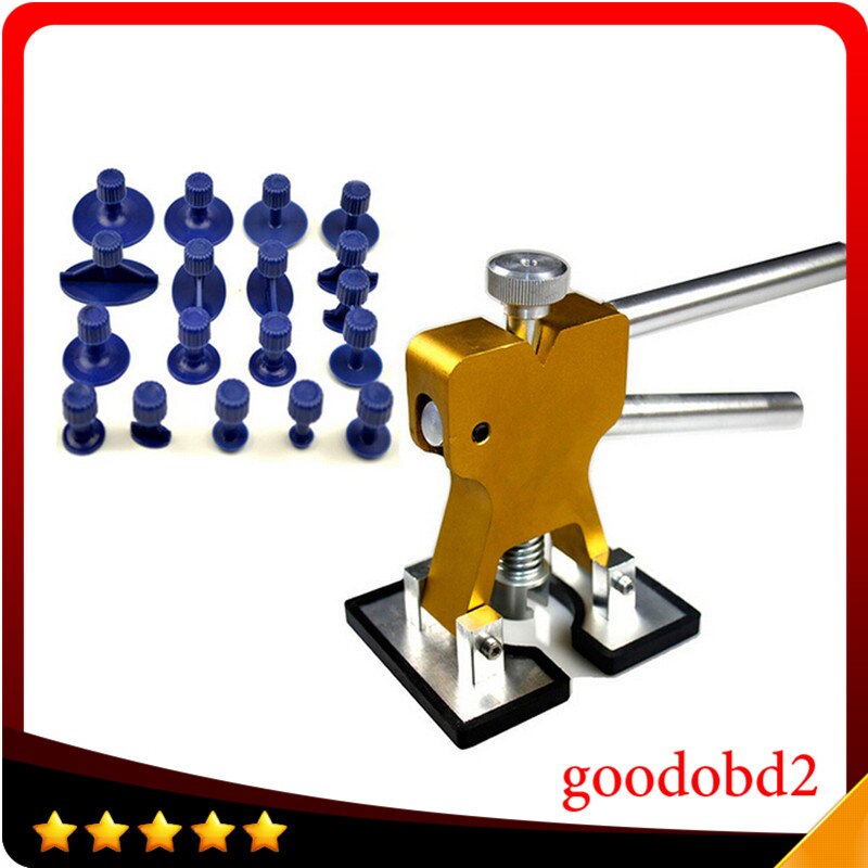 PDR Tool Newest 18pcs/set Golden Car Paintless Dent Repair Tools/Auto Dent Lifter Removal Auto Body PDR Tools Toolkit