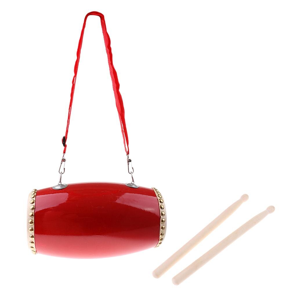 Tambour traditionnel chinois Dragon pour la taille, Instrument d&#39;apprentissage de la musique pour enfants