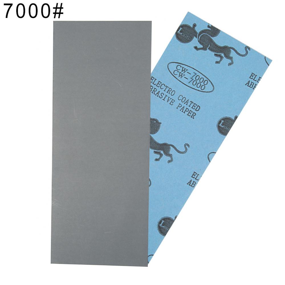 Vått torrt sandpapper ark 400/600/800/1000/1200/1500/2000/2500#  polerpapper ark kiselkarbid hem grovt: Guld-