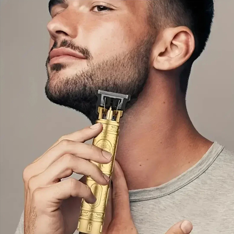 Cortadora de pelo Vintage T9, cortadora de pelo con carga rápida USB, cortadora de pelo eléctrica, Afeitadora portátil, peluquero