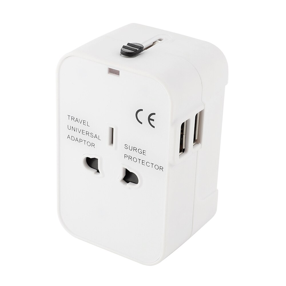 Global konvertering stik adapter adapter bærbar universal socket konvertering stik til rejsekameraer telefonoplader: 02