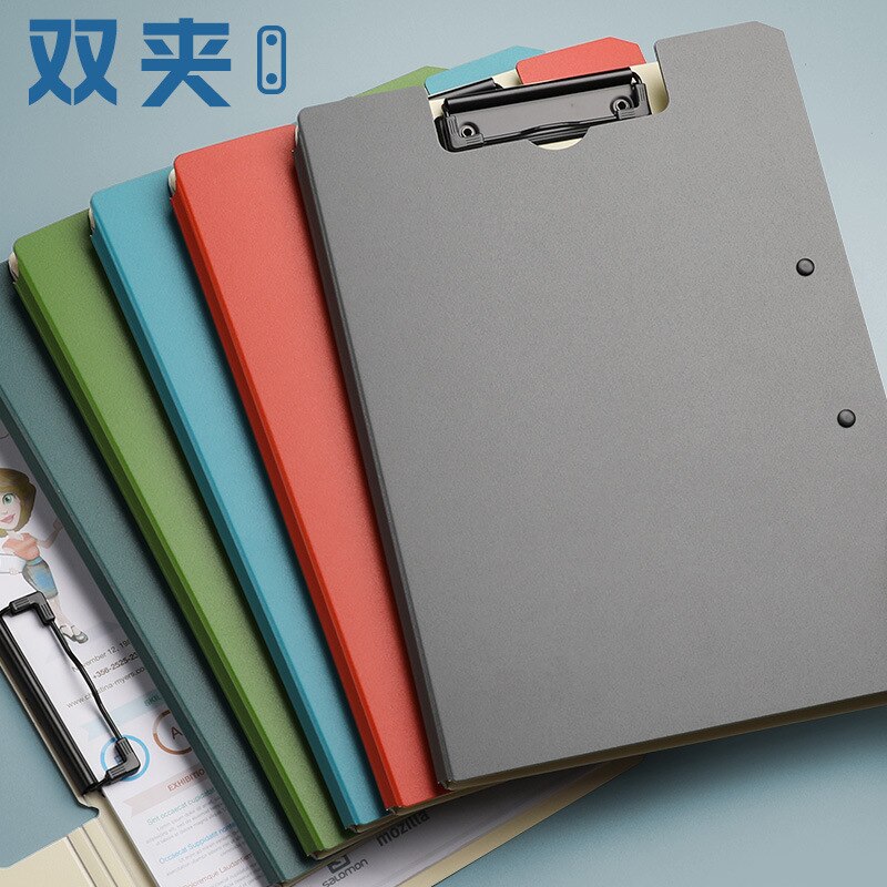 A4 Folder Portable File Clipboard Single Clip/dual Clips Optional Clipboard Folders Filing Supplies Stationery Office Supplies