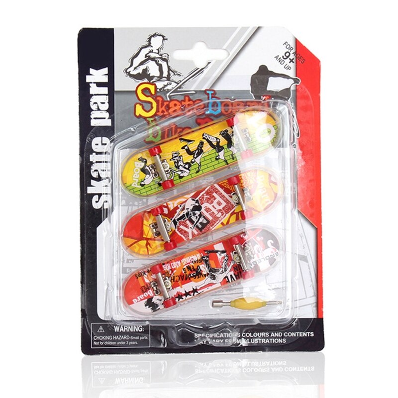 DIY Assembly Mini Finger Skateboard Deck Truck Skate Park Board Boy Kids Children: 7HH803032