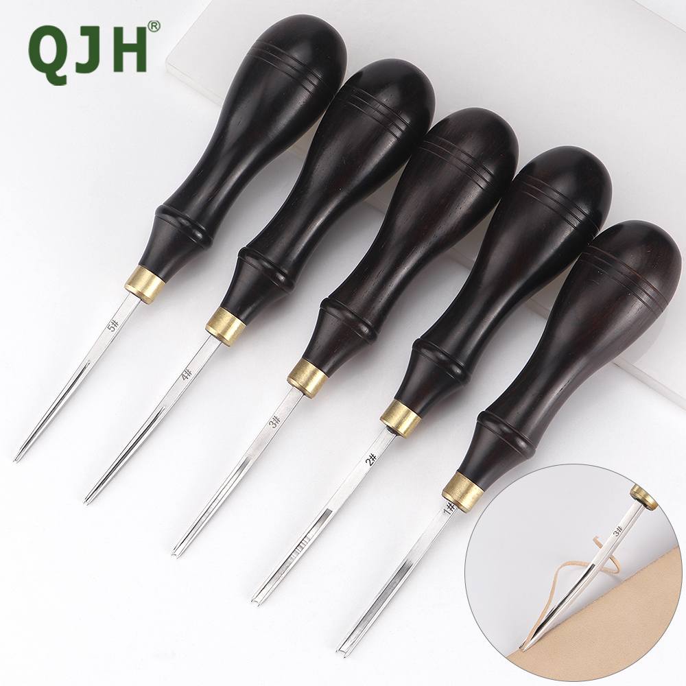 Leather Edge Bevelers Leather Craft Edge Tool, French Edge Skiver, DIY Tanned Leather Trimmer, Chamfering Trimmer, Sealing Tool