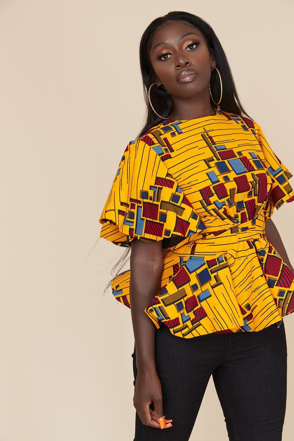 Ropa africana para mujer, Camiseta estampada de manga corta, primavera y verano,