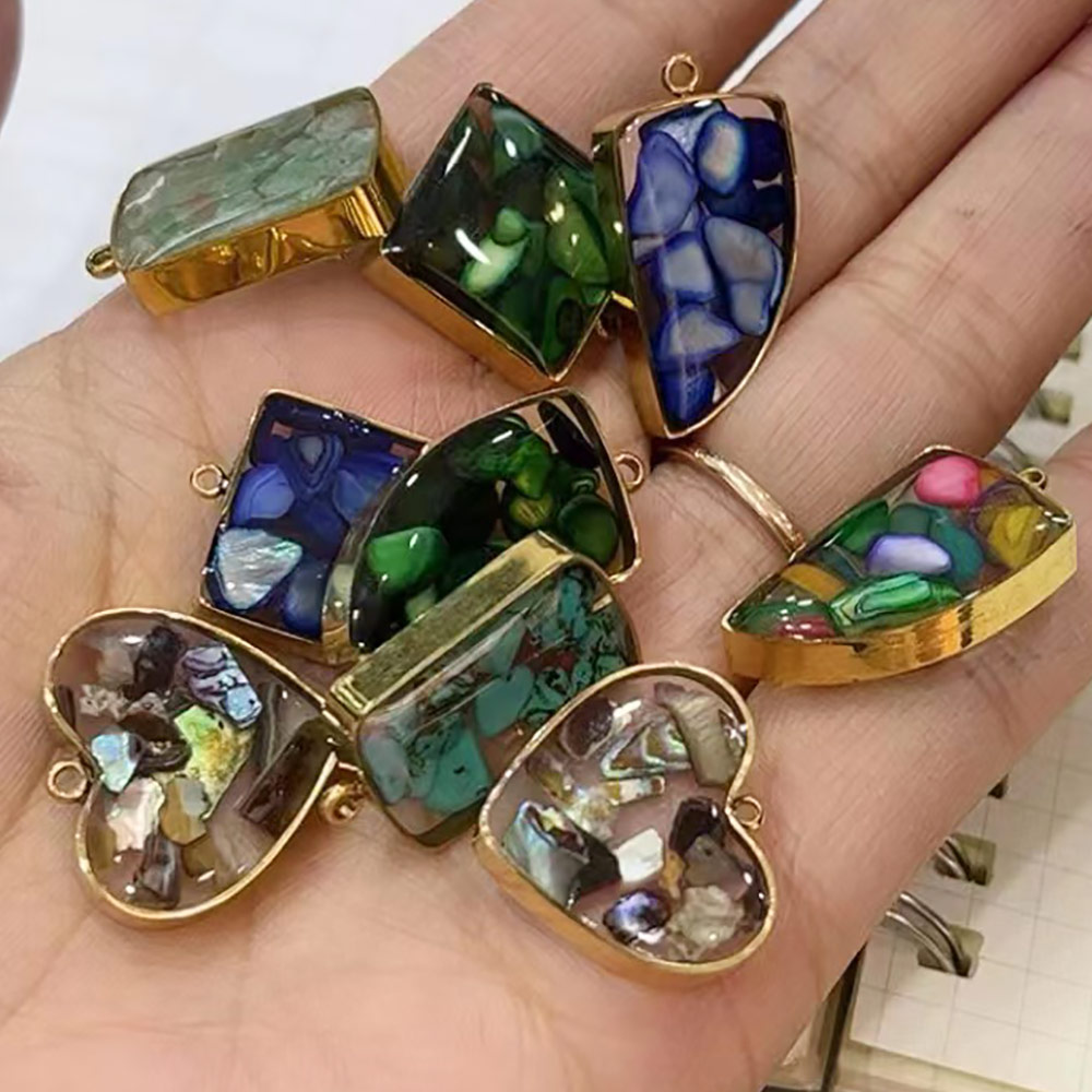 10 Uds. De marcos abiertos de acero inoxidable, colgantes de marco hueco, dijes para fundición de resina, moldes para joyería, collares, pendientes, suministros para hacer