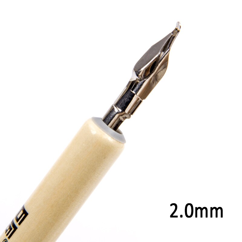 Lifemaster jujiang nib pen / springvand dip pen rundt tip til kalligrafi / tegneserie maleri / musikalsk notation kunst: 2mm