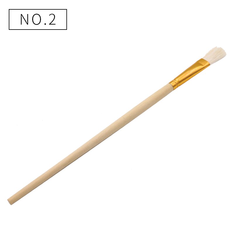 10 stücke Wolle Stift Pinsel Glatte und Weiche Gold Blättert Stift Gute Werkzeug für Vergoldung Blätter Pinsel: Nein2