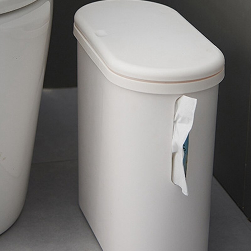 3 in 1 Multifunction Trash Can Toilet Waste Bin Dustbin Bathroom Bedroom Livingroom Garbage Bucket Basket with Lid