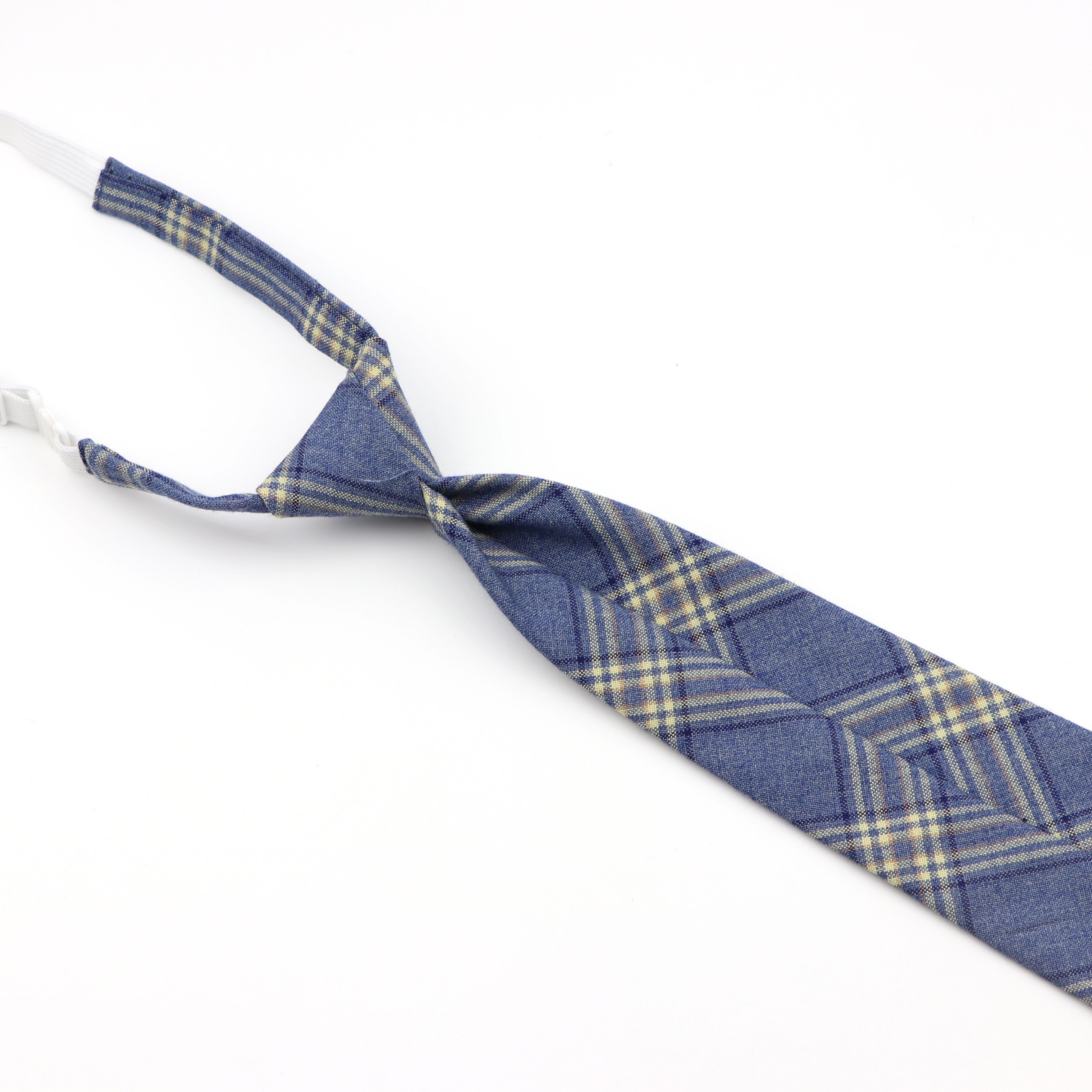 Student Lui Slim Stropdas Skinny Stripped Tie Eenvoud Elastische Band 7 Cm Breedte 33 Cm Lengte Partij Formele Mannen kids Banden