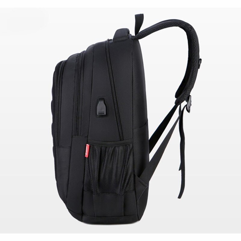 Mens USB Charge Waterproof Laptop Backpacks Large Capacity Male Leisure Travel Bags Student School Bookbag Computer Big