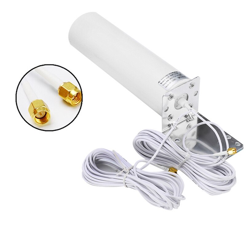 Antena exterior exterior 10-12dbi da antena sma 3g 4g 4g da antena de 4g lte com conector sma duplo para o modem do roteador 3g 4g