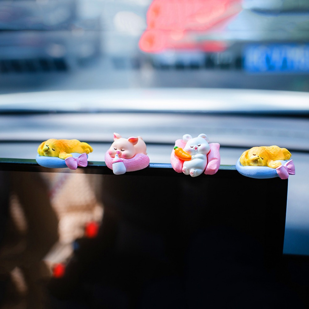 Nette Autos Zubehör Lustige Kawaii Tier Ornament Auto Zentrale Steuerung Bildschirm Rückspiegel Dekor Auto Zubehör Innen