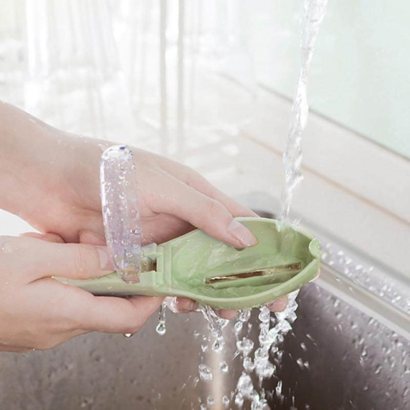 1 brosse en plastique pour écailles de pêche, coupe-poisson intégré, raclage rapide de la peau de poisson, couteau de nettoyage, détartreur grattoir