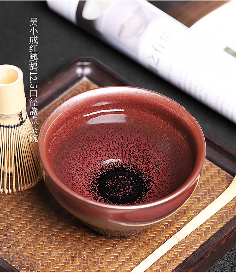 JZ071 Chinese Song Dynasty Style Jian Ware Bowl for Tea Porcelain Japanese Style Large Matcha Tea Bowl Coffee Wine Cup/JIANZHAN