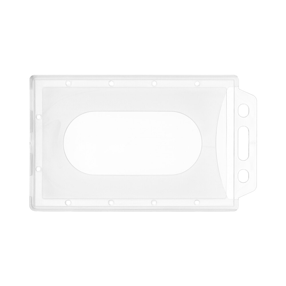 1PC Unisex Multi-use Hard Plastic Double Sided ID Card Unisex Badge Work ID Card Holder Durable Protector Cover Case: Type 7