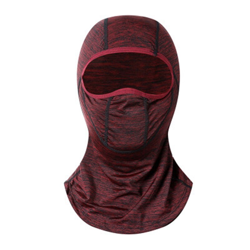 1pc Solid Breathable Summer Cool Balaclava Face Mouth Mask Man Women Unisex Outdoor Cycling Mask Black Mask Mouth Head Cover