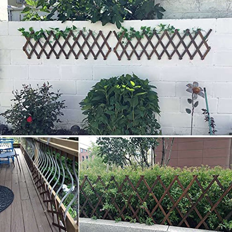 -Wooden Lattice Wall Expandable Plant Garden Trellis For Climbing Plants Outdoor Air Plant Vertical Rack Wall Decor