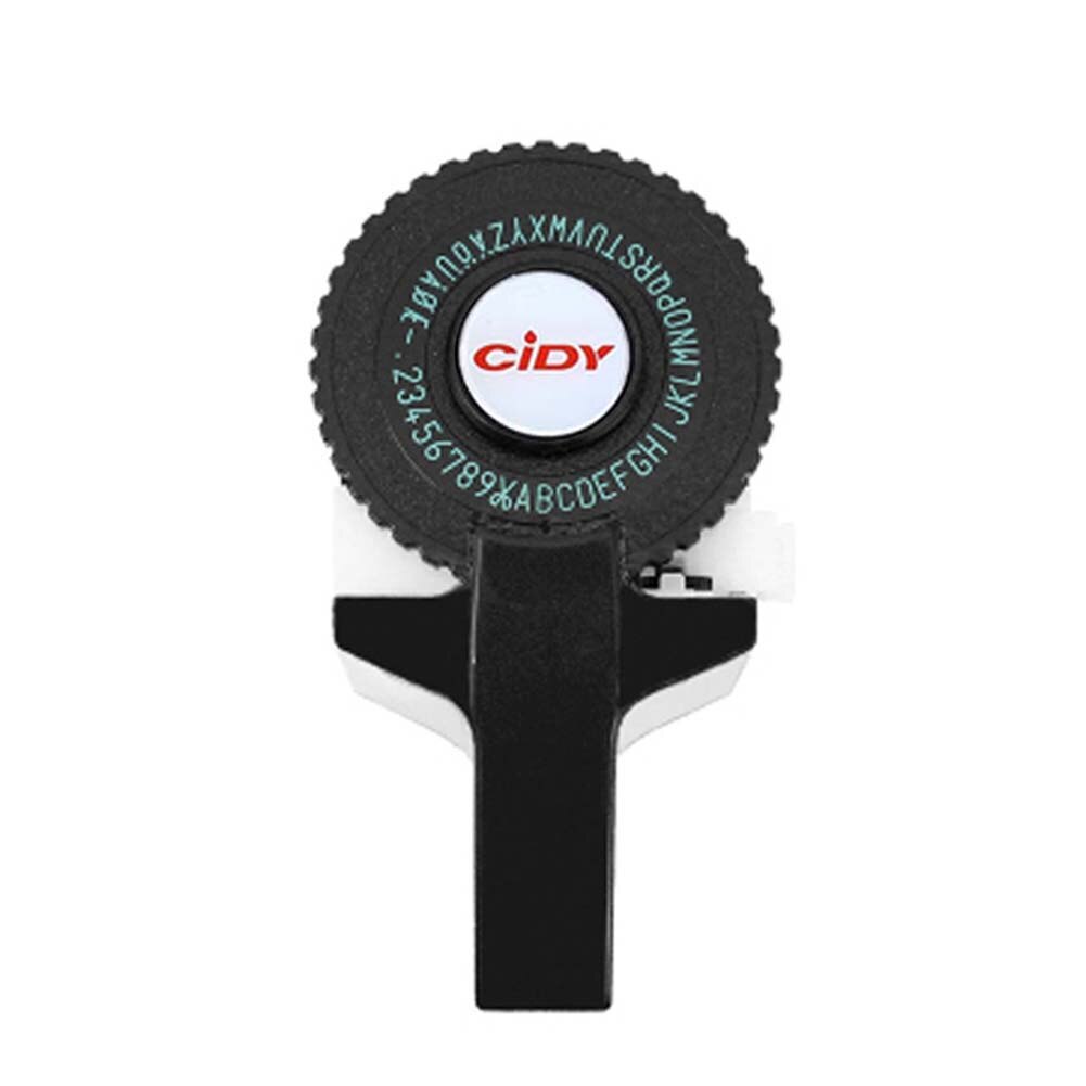 Mini impresora Manual, máquina de grabado en relieve, máquina de código de barras, máquina de etiquetado portátil con cinta de etiquetas decorativa: Black