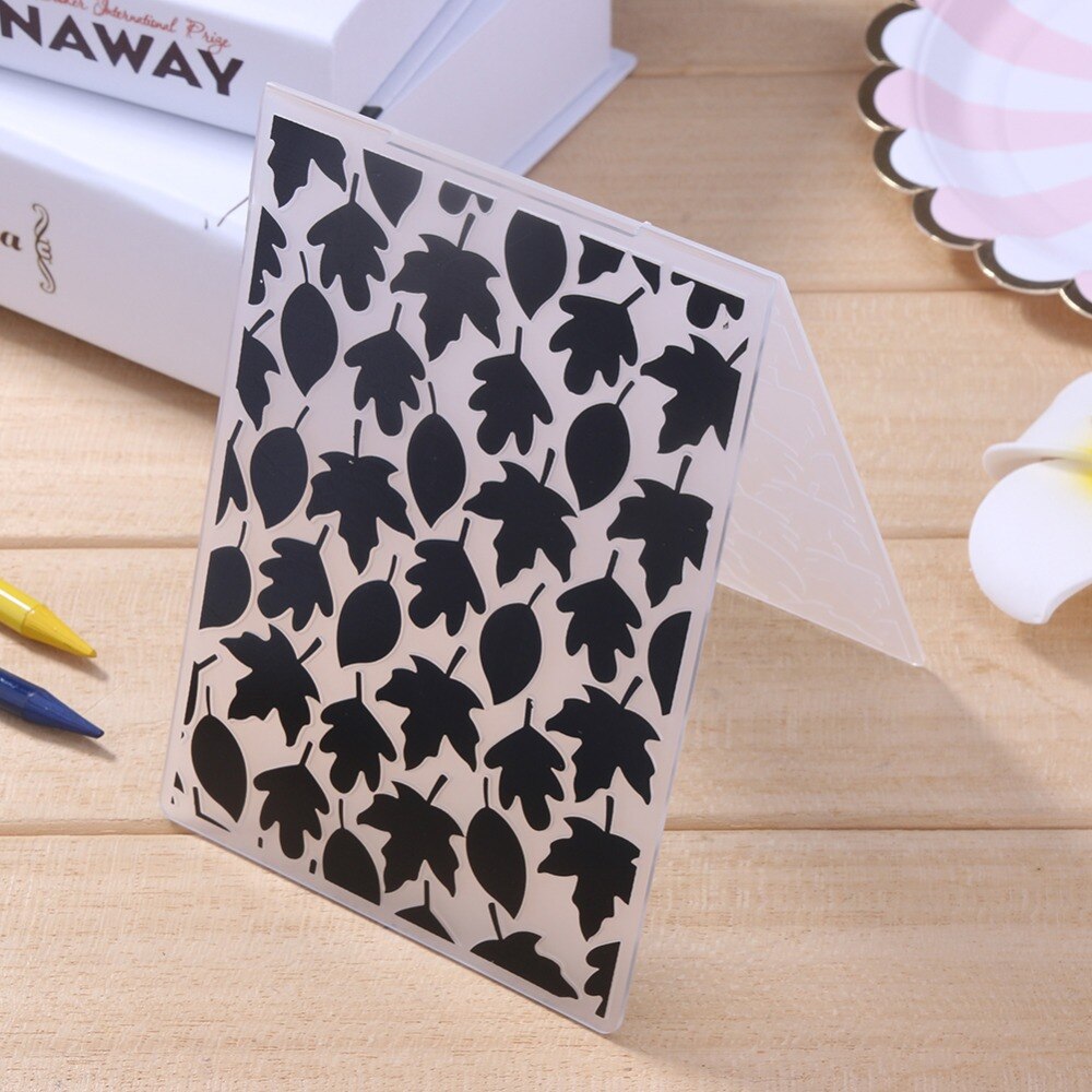 Maple Leaf Set Embossing Folders Plastic DIY Scrapbooking Embossing Paper Craft Card Making Decoration Supplies Stencil 4x6inch