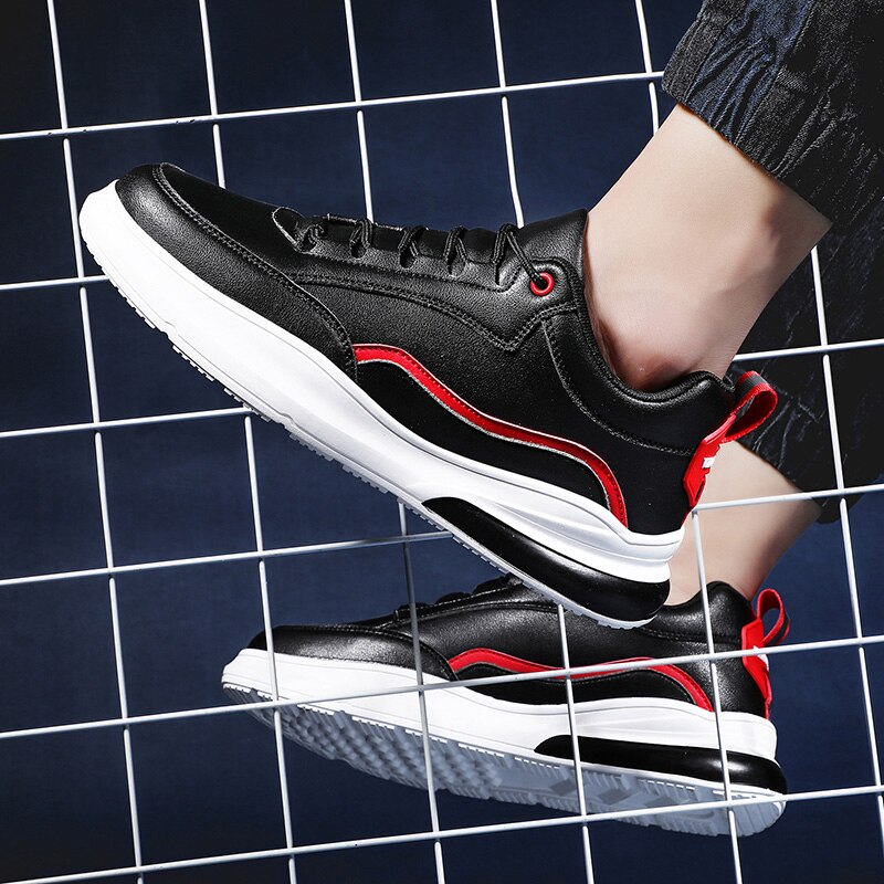 Råhvide sko, skateboardsko til mænd, lysende vandresko, sportssko, bløde og nemme at bøje, størrelse 39-44