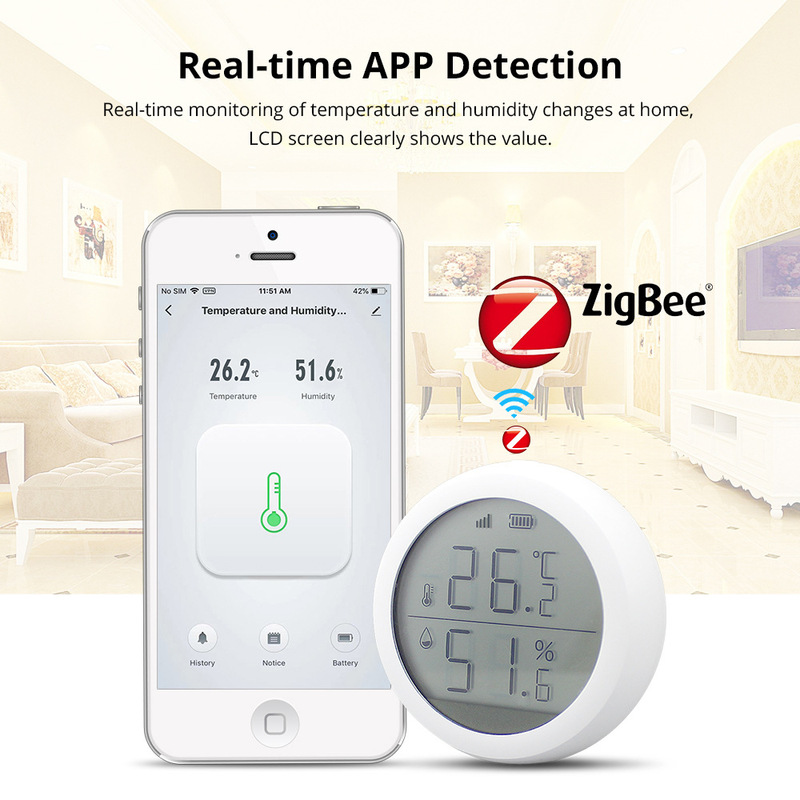 Tuya Zigbee Smart Temperature And Humidity Sensor ... – Grandado