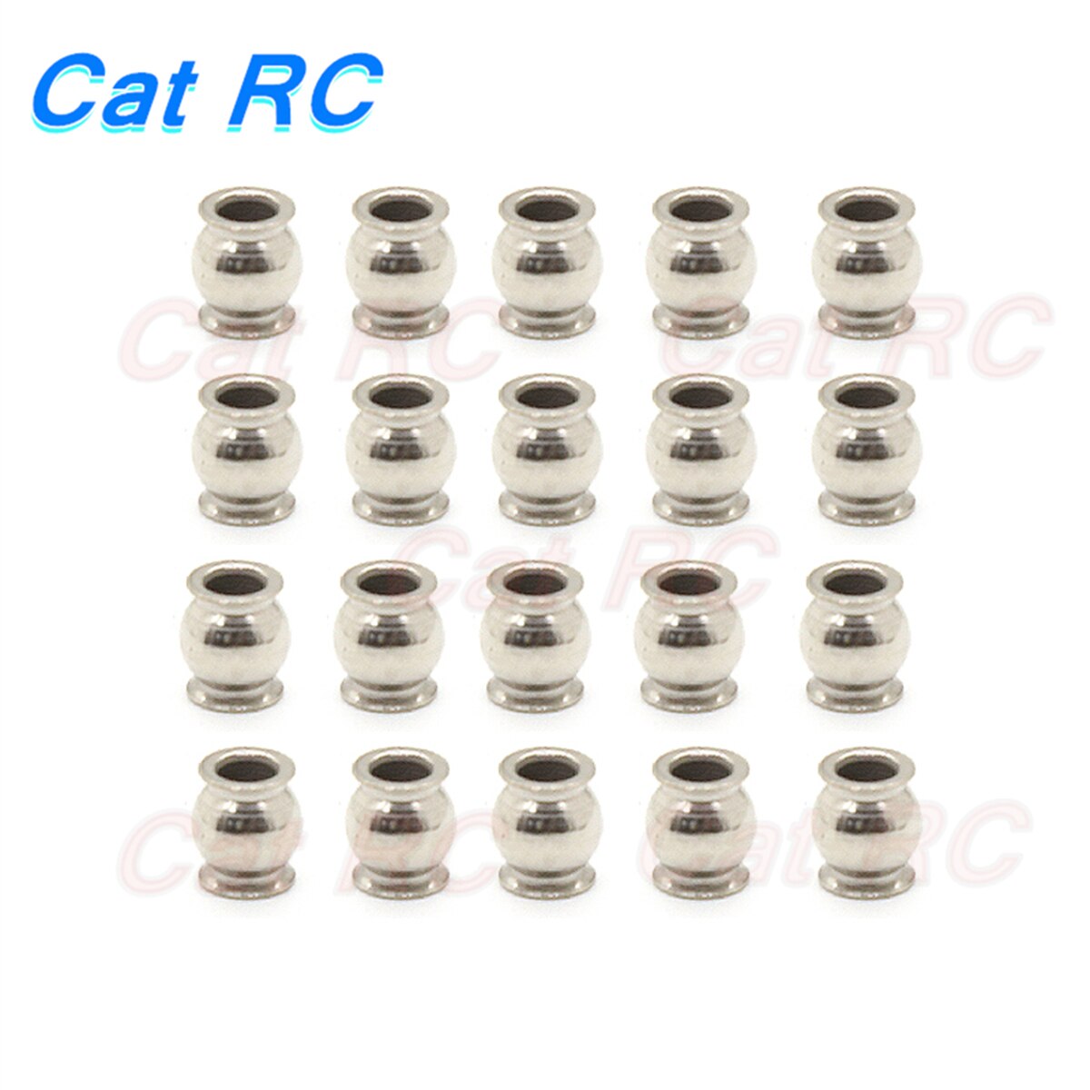 20pcs Metal Rod End Ball Joint General Trolley Ball Sets Universal For SUMMIT TRX4 1/10 Traxxas E-REVO REVO catRC