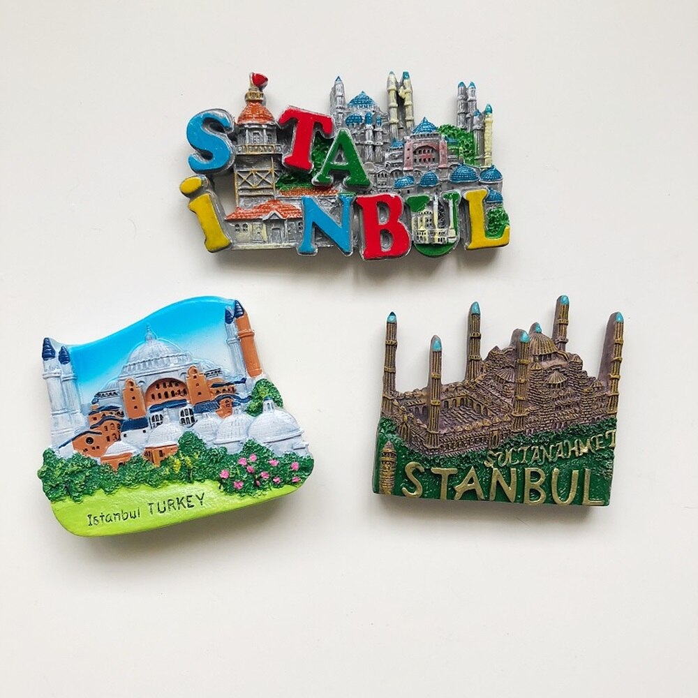 Turkije Souvenir Pamukkale Ephesus Istanbul Apollo Koelkast Magneet 3D Magneet Sticker Keuken Thuis Decor