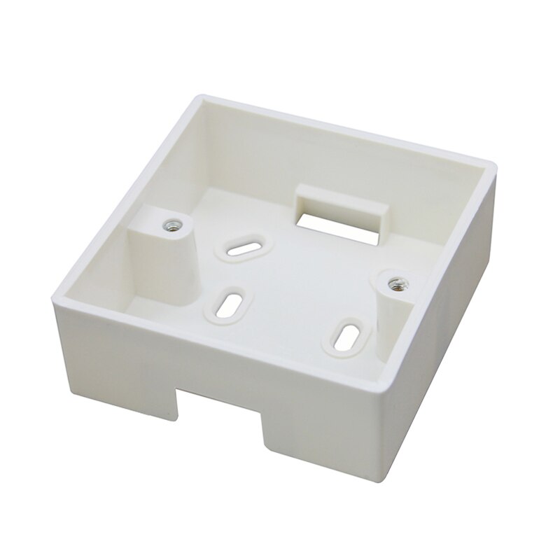 86*86mm Wall Mounted Junction Box for Thermostat White Color Installation Box for BOT-313WIFI Boiler Thermostat