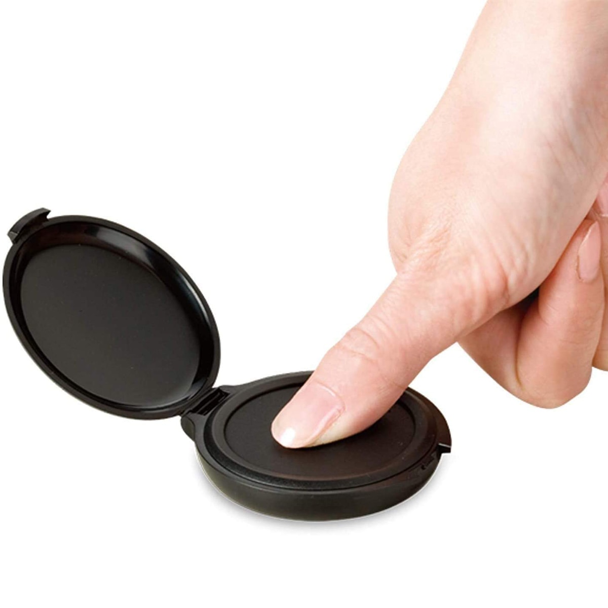 Fingeravtrykk blekkpute tommelavtrykk blekkpute for notarutstyr identifikasjon sikkerhets-id fingeravtrykkkort fingeravtrykksett