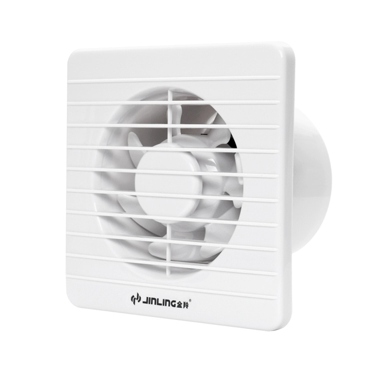 Exhaust fan 4 inch glass window type ultra-thin panel bathroom silent exhaust ventilation ITAS9916A