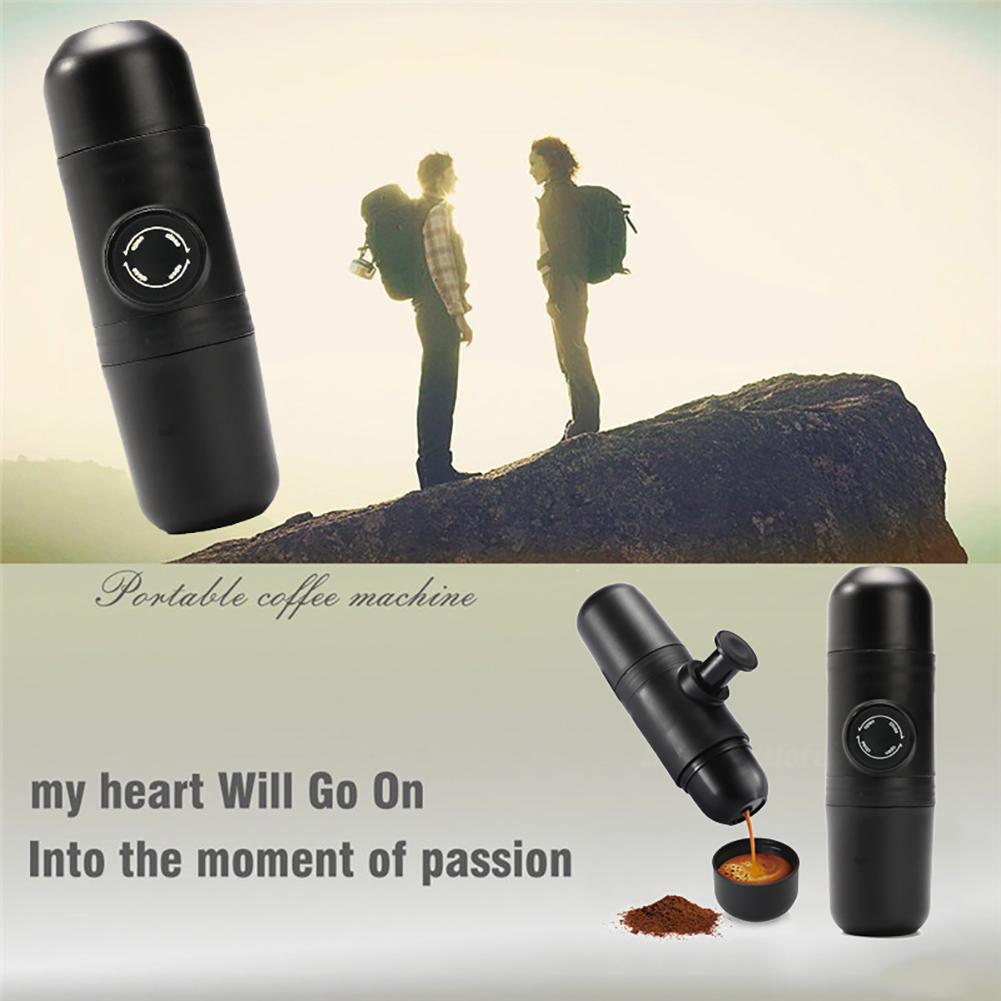 Manual Coffee Maker Hand Operated Espresso Machine Pot Portable Outdoor Travel