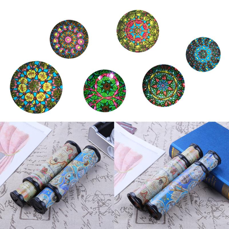 1pc Stretchable Rotating Kaleidoscopes Colorful World Preschool Toys Kid Children Educational Kaleidoscopes Christmas Toy (30cm)