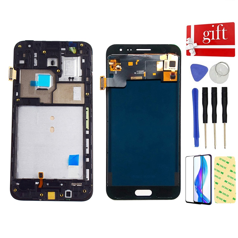 Para samsung galaxy j3 2016 j320 j320a j320f j320p j320m j320y j320fn ds tela de toque digitador da tela lcd assembléia quadro