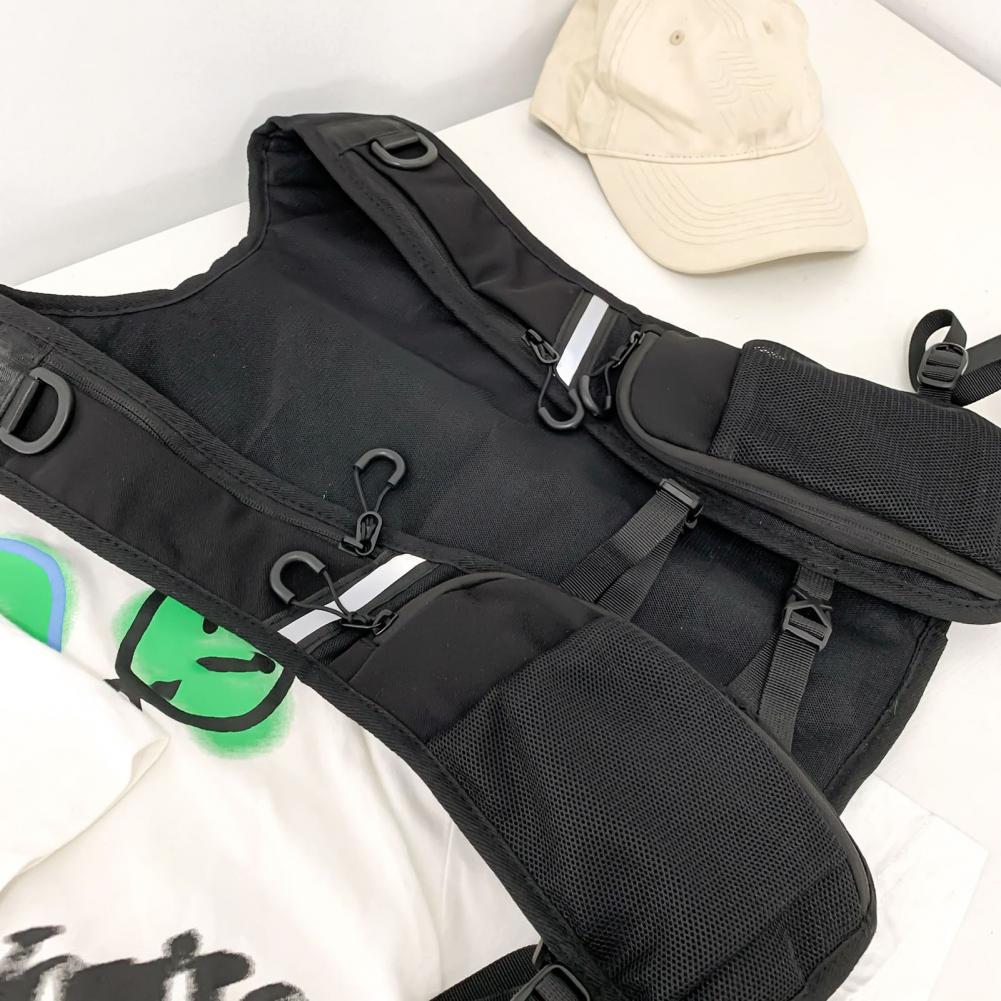 Herren Brusttasche Multi Tasche Brusttasche für Männer Leichte reflektierende Lauf weste für Frauen, Ideal für draussen-Sportarten