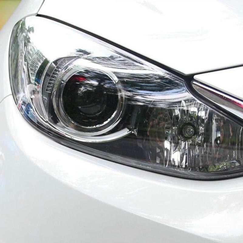 1 rol auto transparante lichtbeschermfolie bumper motorkap lakbescherming koplamp beschermfolie vinyl wrap 120 * 40 cm