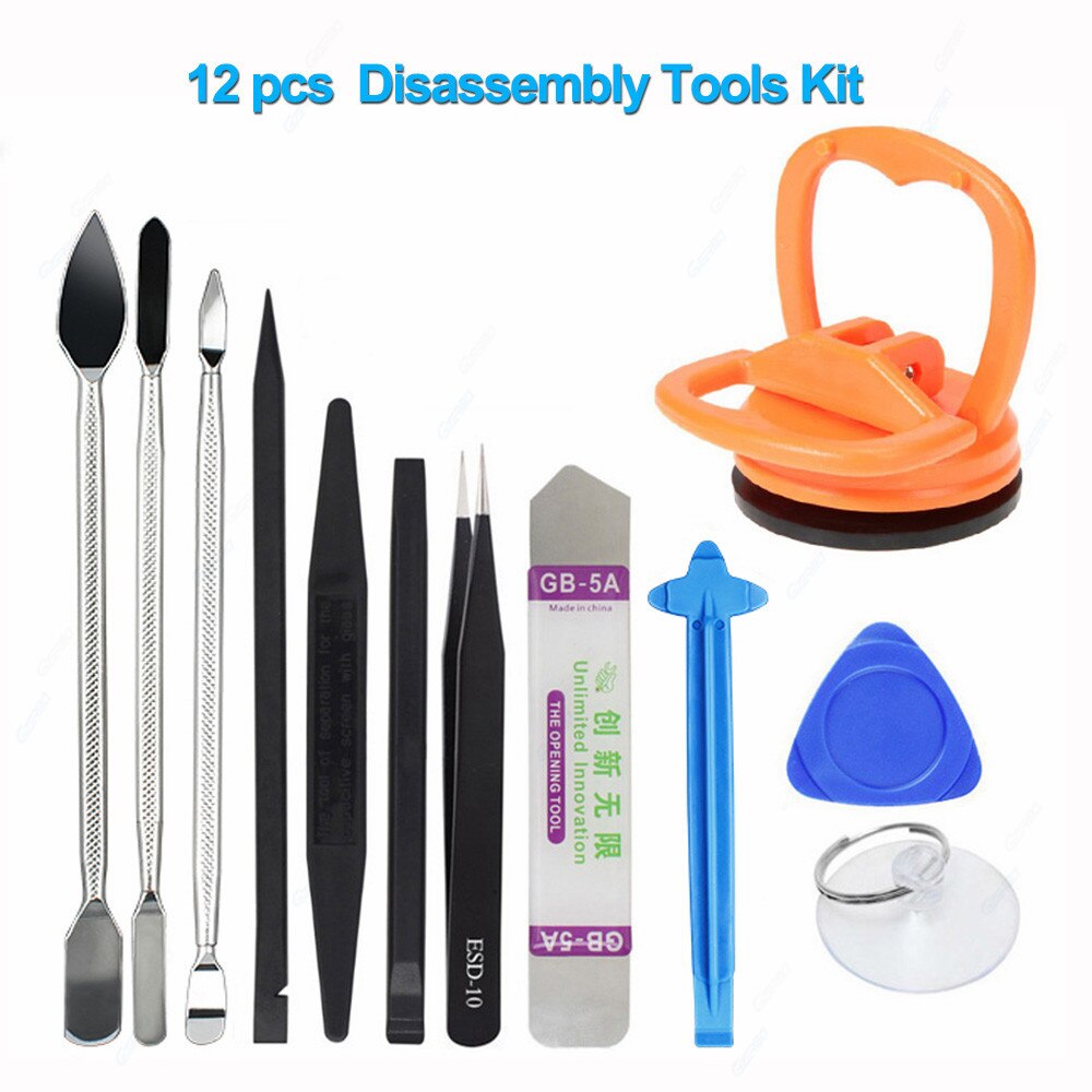 25 in 1 Smartphone Repair Tools Set With Repair Insulation Pad Screwdriver Kit For Xiaomi Samsung S7 S6 Cell Phone Repair Kit: 13PCS