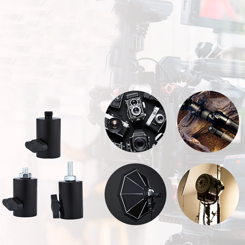 Uchwyt lampy aparatu lampa błyskowa doprowadziło 1/4 lub 3/8 fotografia adapter uchwytu lampy interfejs konwersji statywu akcesoria fotograficzne