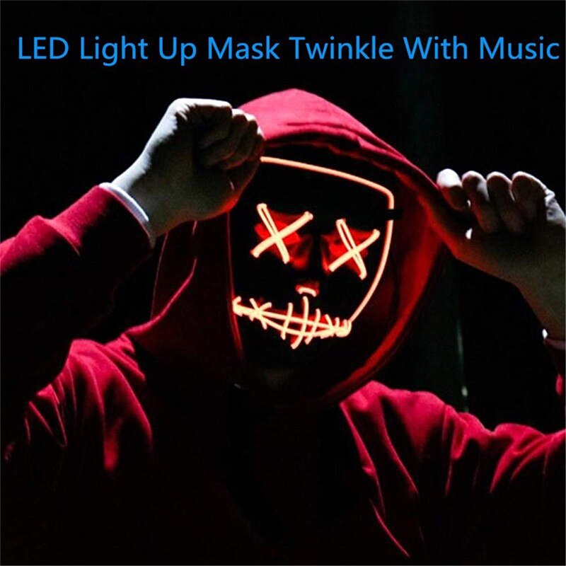 Masque d'halloween VIP LED masques de Purge