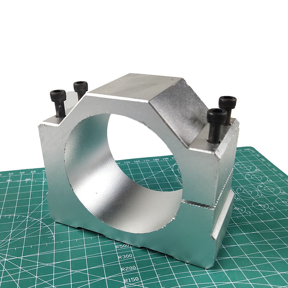 Fixation de broche CNC 80MM support de montage, fixation de moteur de broche CNC 0,8 kw 1,5 kw, fraiseuse, machine à graver broche